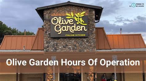 olive garden the woodlands|olive garden hours of operation.